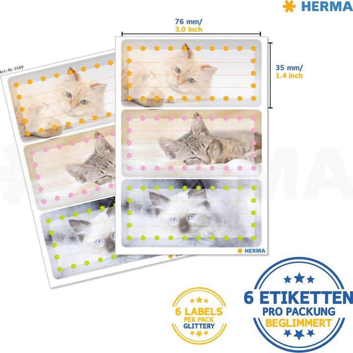 Produktbild HERMA Buchetiketten