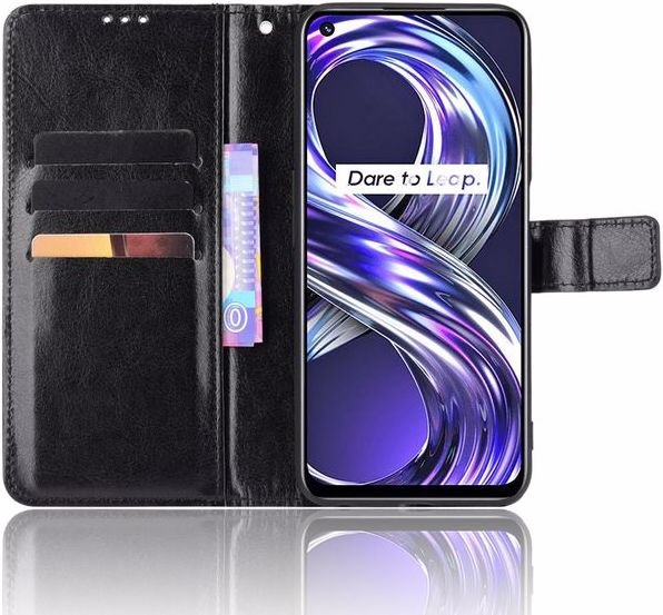 Actual product image MU Classic Classic II Leather Bookcover Series (Realme 8i)
