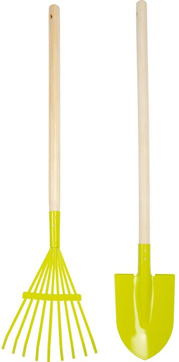 Actual product image small foot Wheelbarrow with garden tools