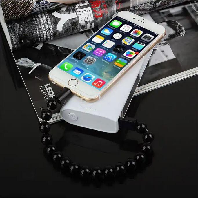 Immagine prodotto PhoneLook Elegante bracciale di perle Cavo di ricarica 2 in 1 con porta USB-C integrata (USB 3.2 Gen 1)