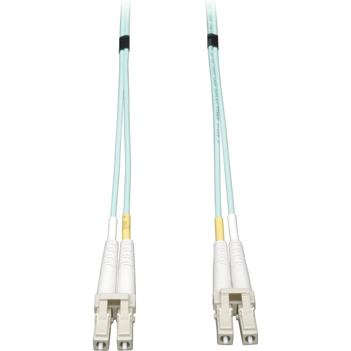 Eaton 10Gb Duplex Multimode 50/125 OM3 LSZH Fiber Patch Cable LC/LC - Aqua 7m 23ft. (CAT7, 7 m), Netzwerkkabel