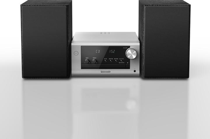 Actual product image Panasonic Hifi DAB+ 2x80W PM704 Silver (Bluetooth, CD player)