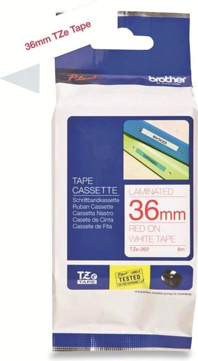 Actual product image Brother P-Touch (3.60 cm, Red)