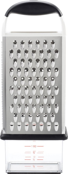 OXO Râpe à 4 faces avec récipient de collecte