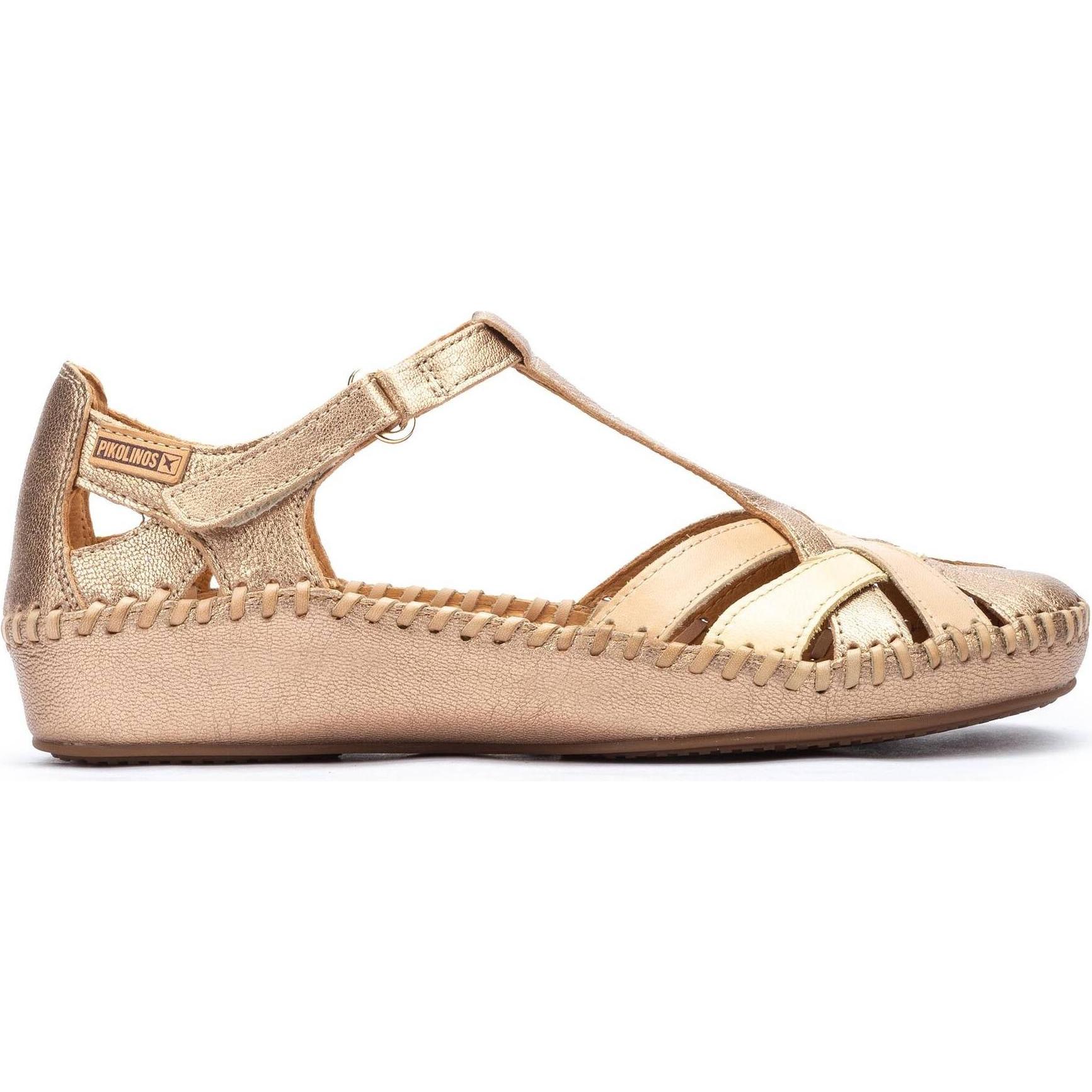 Pikolinos, Damen, Sandalen, P. Vallarta, Gold, (39)