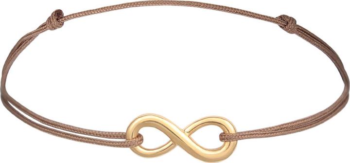 Immagine prodotto Elli Bracciale infinito nastro di nylon infinito argento 925 (16 cm, Argento 925, Nylon)