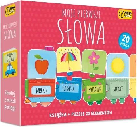 Produktbild Wilga Play Puzzle 20 El+Buch Meine Worte (20 Teile)