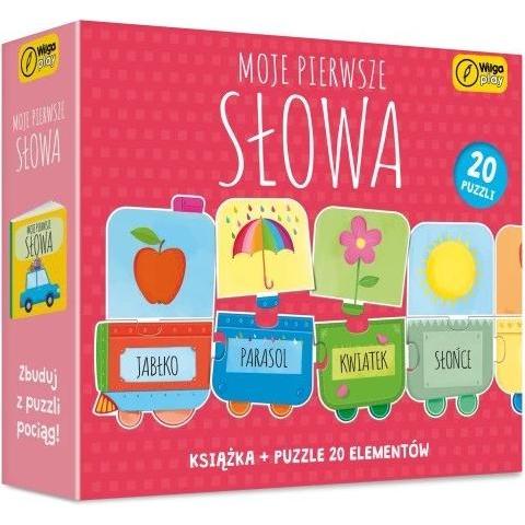 Wilga Play Puzzle 20 El+Buch Meine Worte (20 Teile)