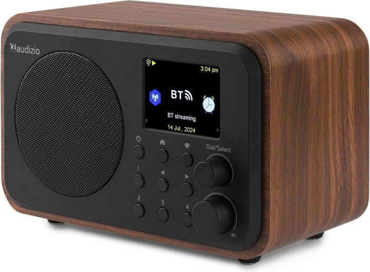 Immagine prodotto Audizio DAB+ Radio Vicenza Braun, Radio Tuner: Internetradio, FM (Web radio, FM, DAB, WiFi, Bluetooth)