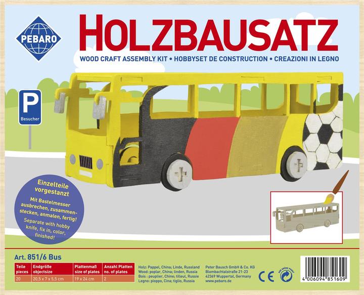 Image du produit Pebaro Holzbausatz Bus