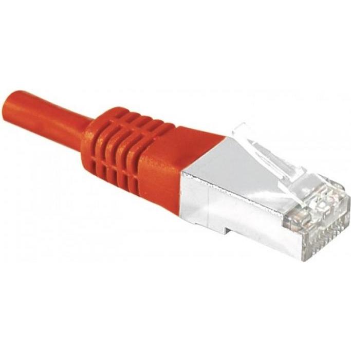 Exertis Connect Patchkabel S/FTP, PiMF, CAT.6, rot, 2,0 m Patchkabel mit besonders schmalem Knickschutz (S/FTP, CAT6, 2 ...