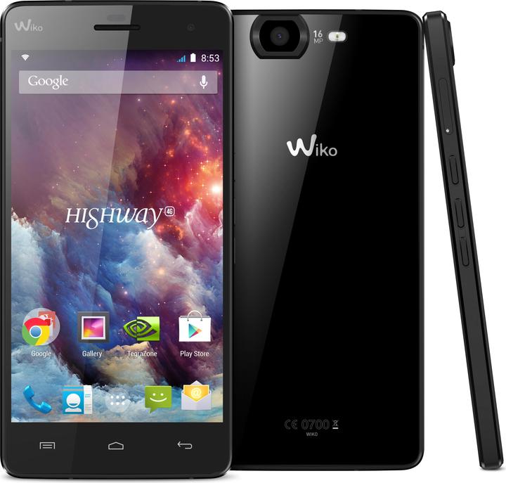 Actual product image Wiko Highway 4G (16 GB, Black, 5", Single SIM, 4G)