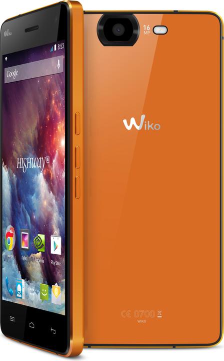 Produktbild Wiko Highway 4G (16 GB, Orange, 5", Single SIM, 16 Mpx, 4G)