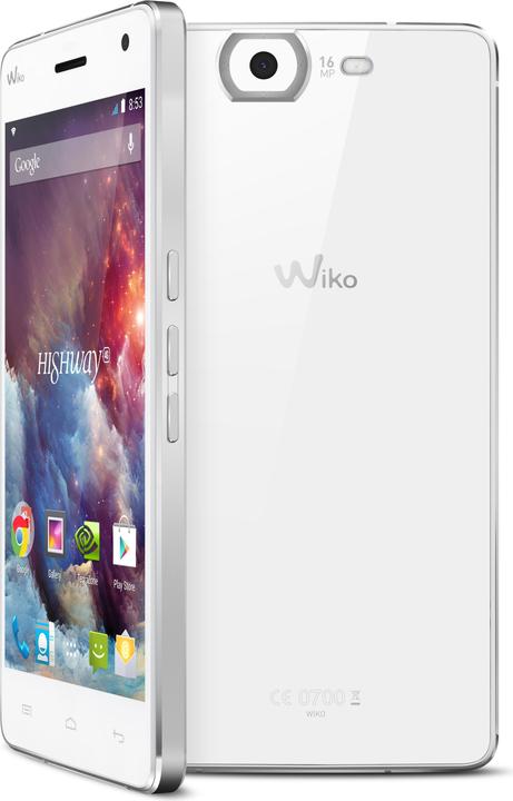 Actual product image Wiko Highway 4G (16 GB, White, 5", Single SIM, 16 Mpx, 4G)