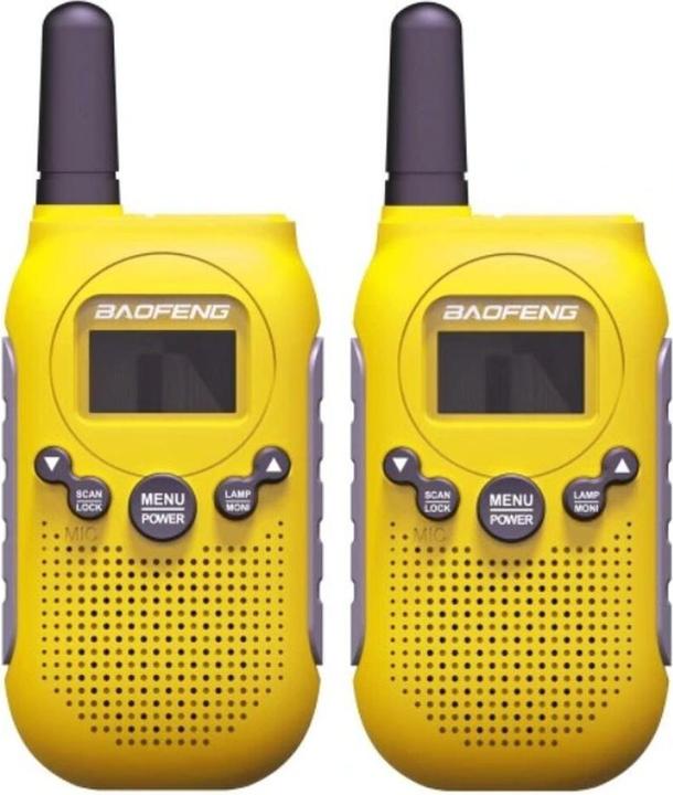 Actual product image Baofeng Walkie-Talkie BF-T6 Panda Yellow (3 km)