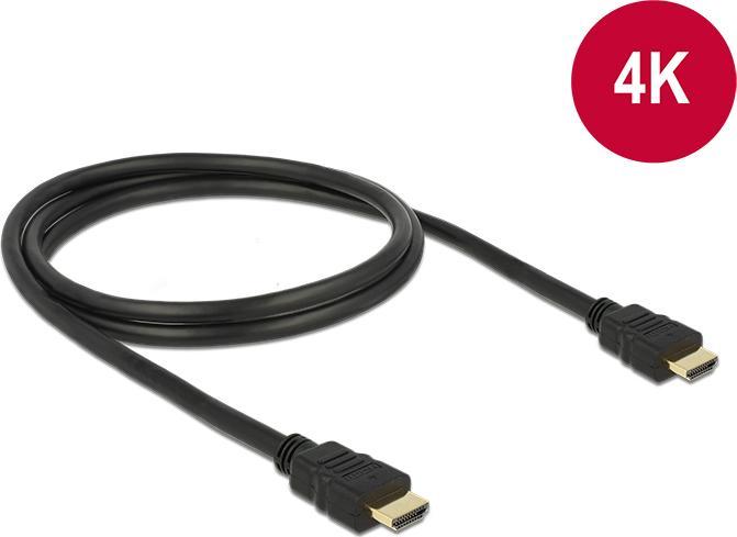 Actual product image Delock HDMI (Typ A) — HDMI (Typ A) (1 m, HDMI, 2.0)