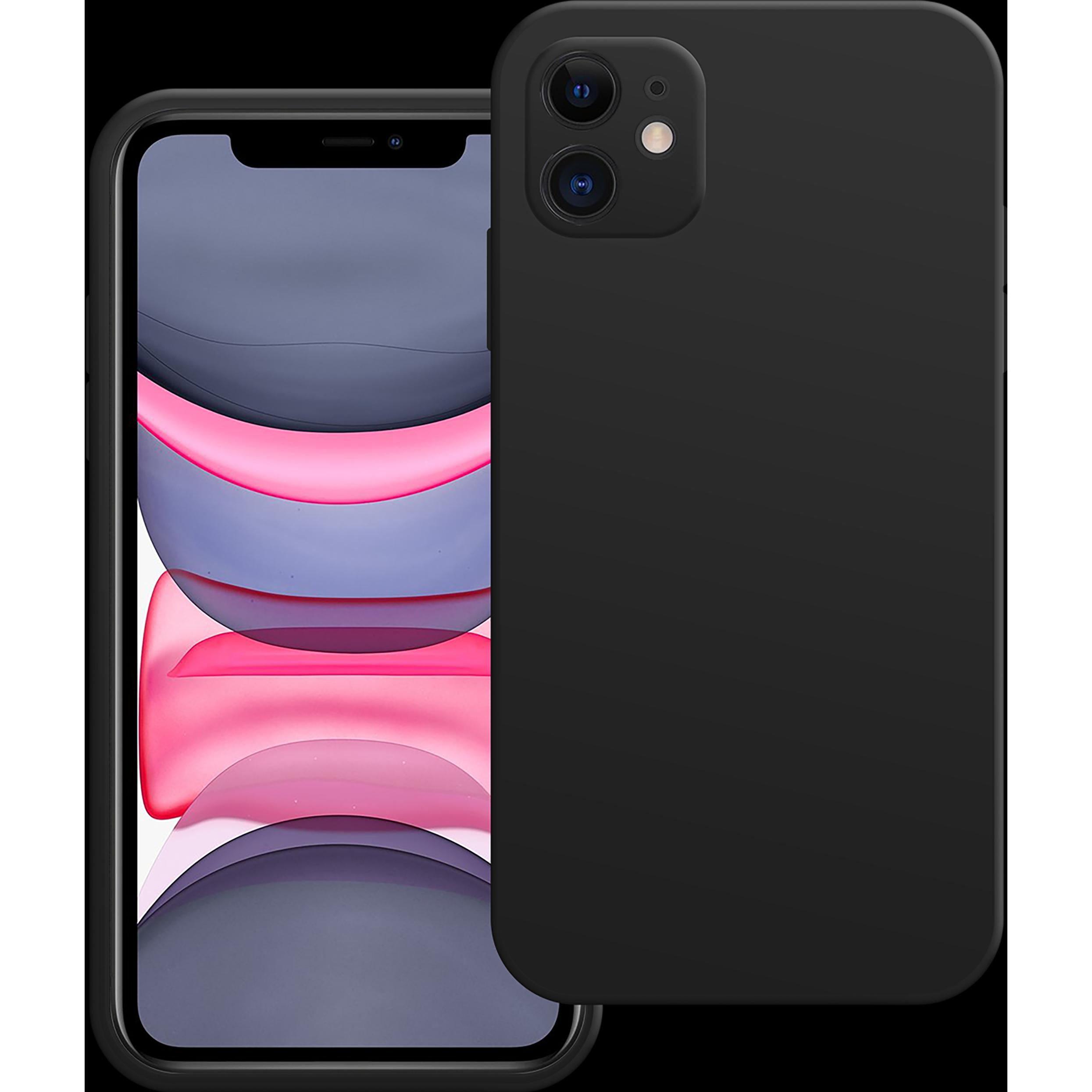 Cazy Silikon Hülle Kompatibel mit iPhone 11 - Soft TPU Schutz - (Apple iPhone 11), Smartphone Hülle, Schwarz