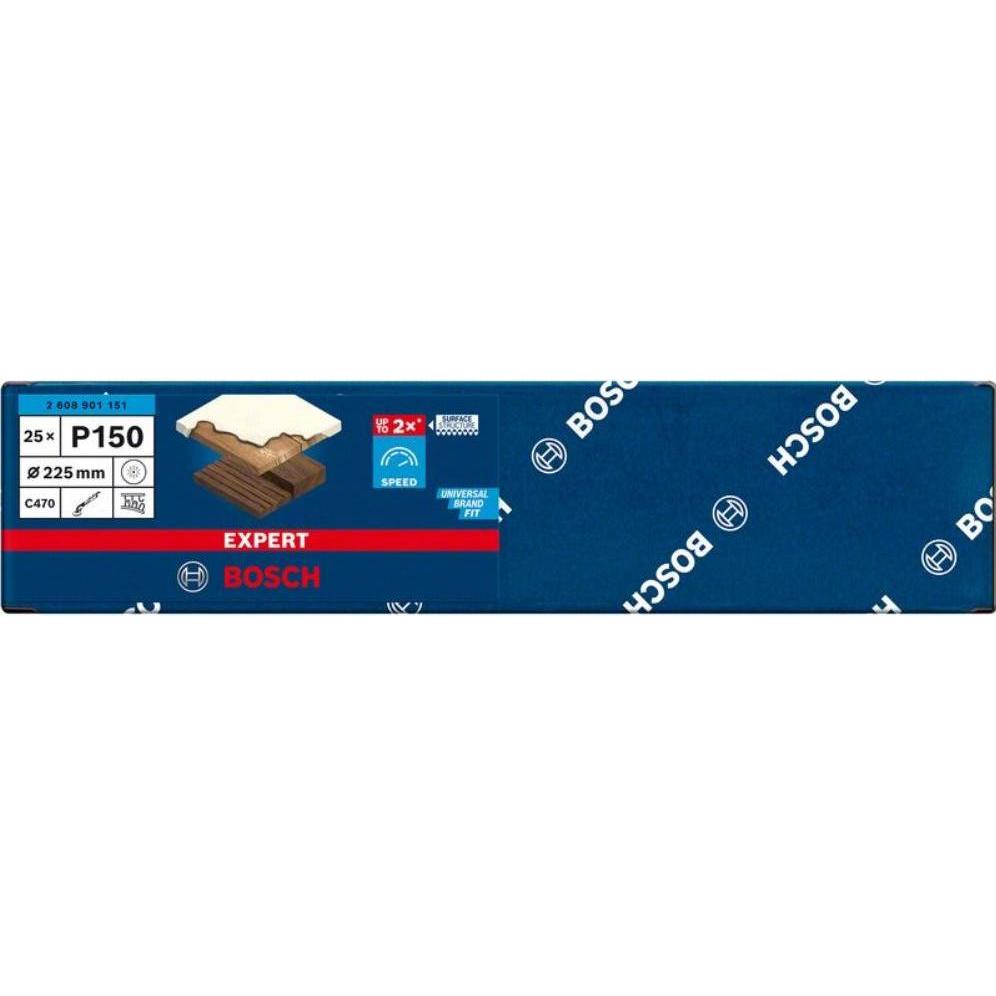 Thumbnail - Bosch Professional Zubehör, Schleifmittel, EXPERT C470 Schleifpapier mit 19 Löchern für Trockenbauschleifer, 225 mm, G 1...