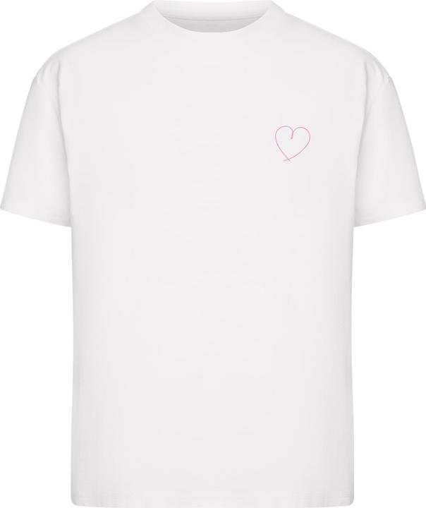 Produktbild Miss Tee Hearts Line Pattern Tee white L (L)
