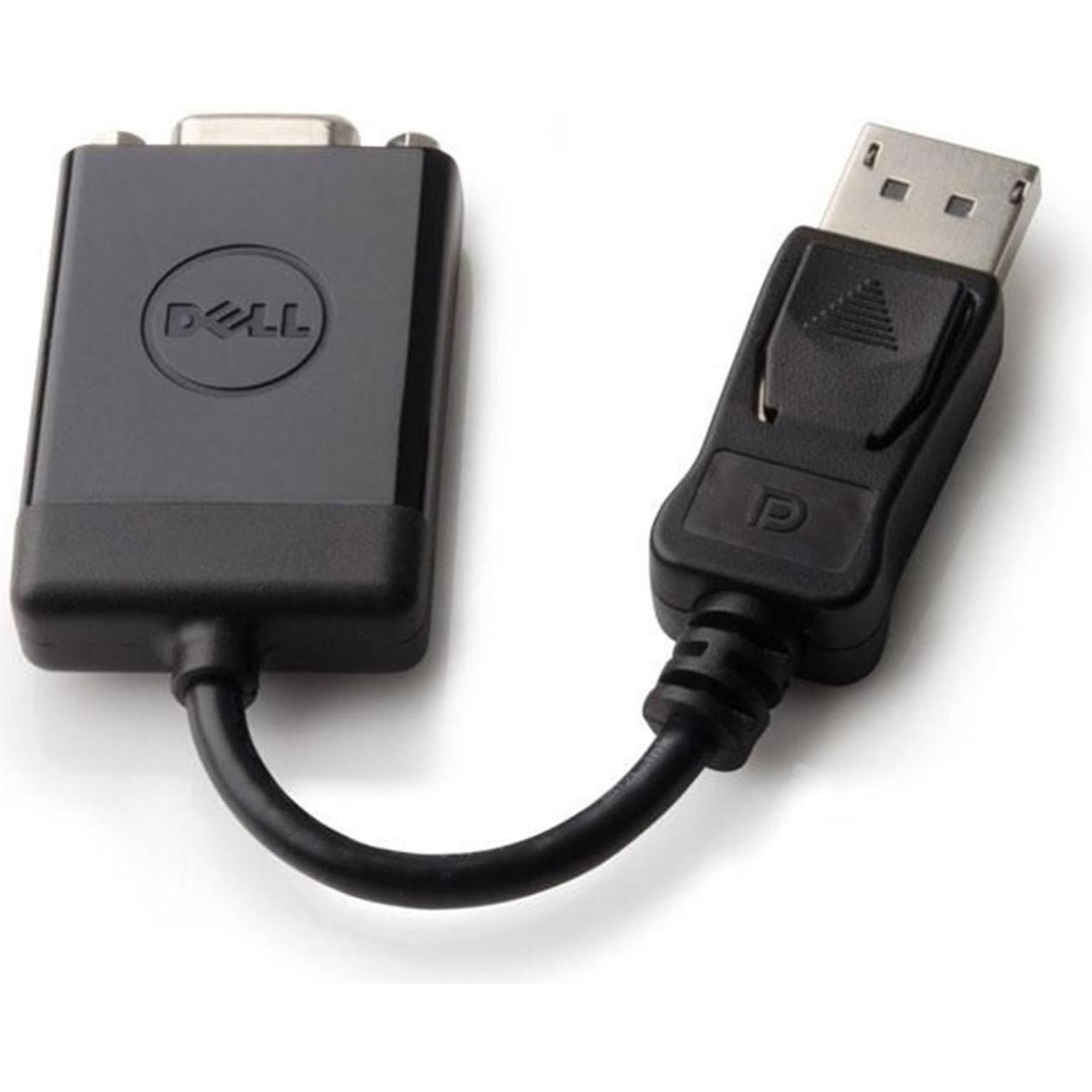 Dell Display Port to VGA Adapter (VGA), Data + Video Adapter, Schwarz