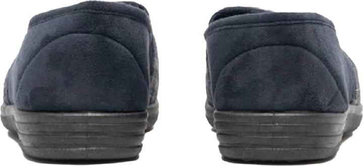 Actual product image Zedzzz Mens Harley Check Felt Gusset Slippers (50.5)