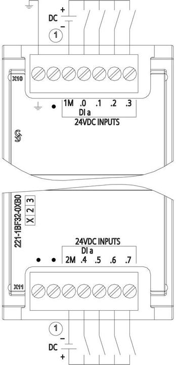 Image du produit Siemens ENTRÉE NUMÉRIQUE SM 1221, 8DI, 24V DC