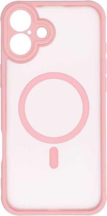 Actual product image OEM Back panel cover FULL MATTE MAG COVER case compatible with MagSafe for IPHONE 14 jasny różowy (Apple iPhone 14)