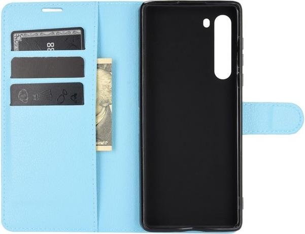 Produktbild MU Classic Litchi Leder Bookcover Series (Motorola Edge)