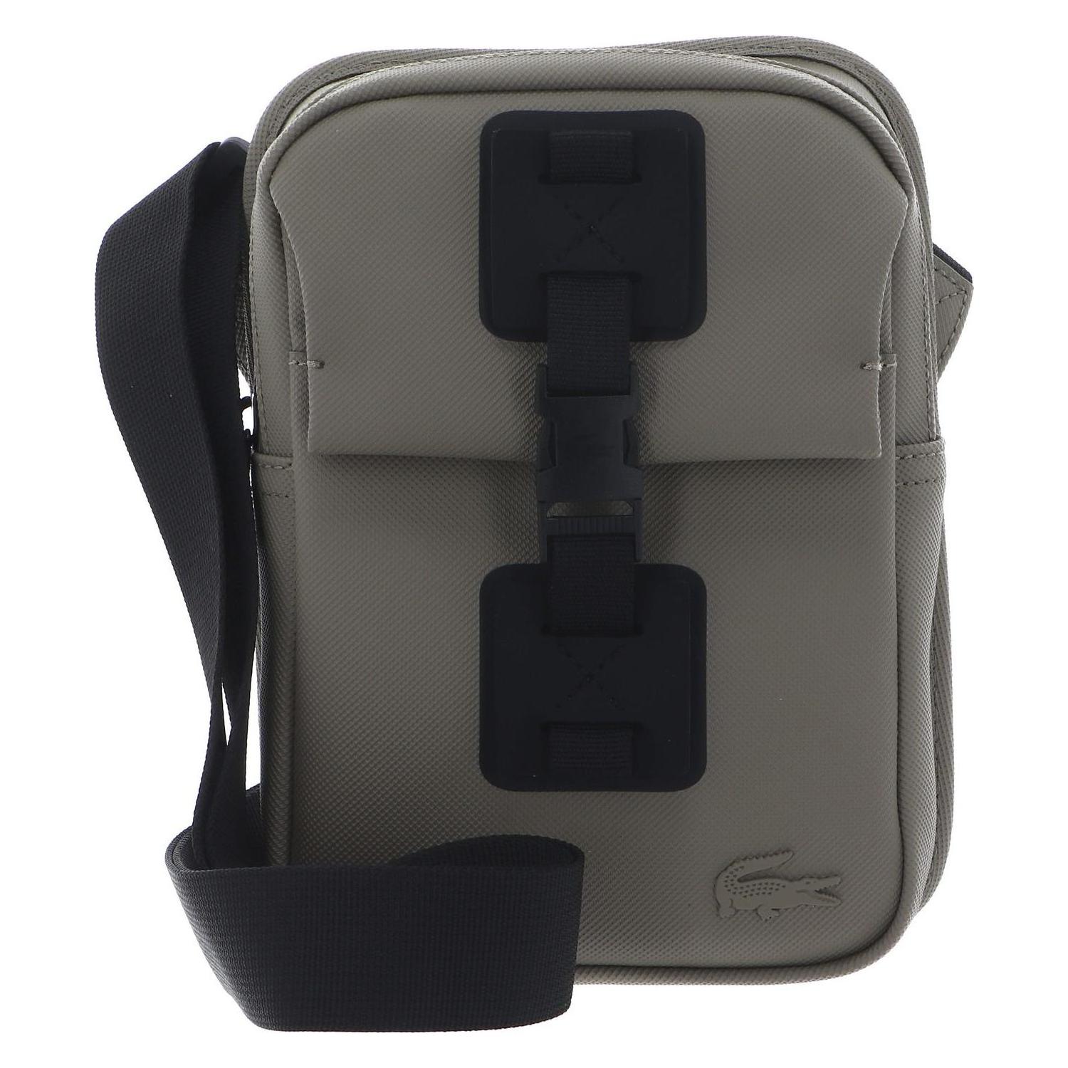 Lacoste, Herren, Handtasche, Naos Vertical Crossover Bag, Braun