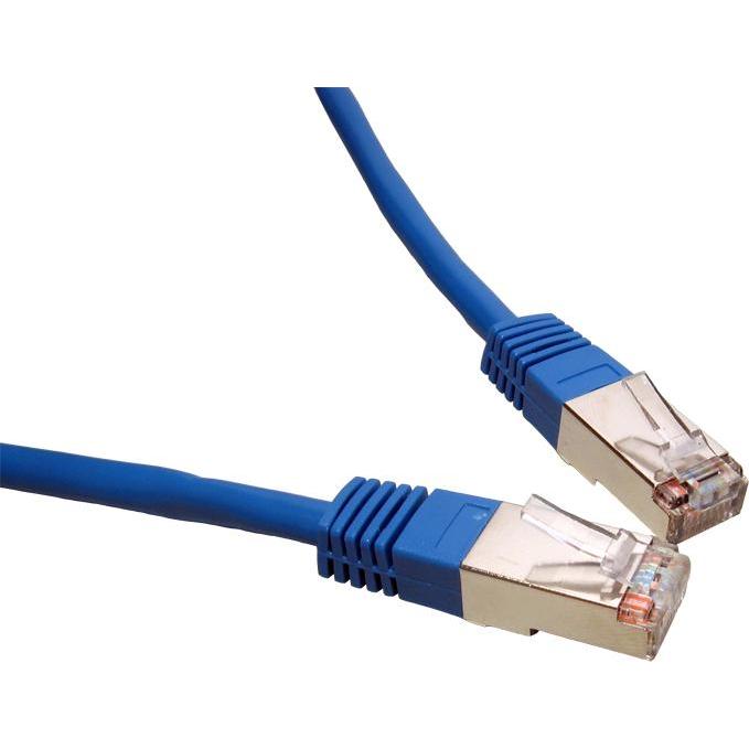 Cables Direct CDL 2m Cat5e Shielded Patch Blue (2 m), Netzwerkkabel