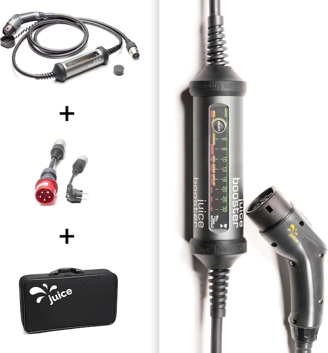 Immagine prodotto Juice Technology Juice Booster 2 UE Basic Set (Tipo 2, 22 kW, 32 A, CEE32 rosso, CEE 7/7)