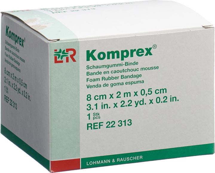 Produktbild Lohmann & Rauscher Schaumgummi Binde 0.5cm weiss