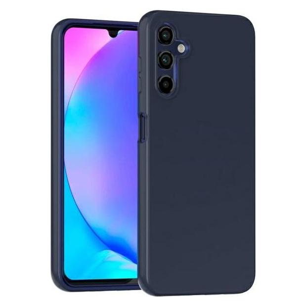 Mercury Blu/Nero Soft Samsung A16 A166 Granatowy/Midnight E (Samsung Galaxy A16), Cover Smartphone,
