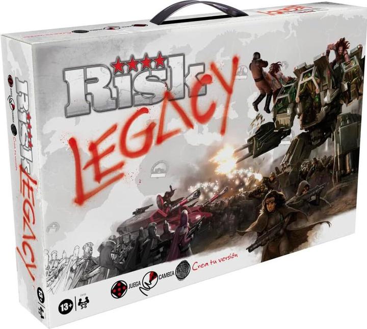 Produktbild Hasbro Spanisches Brettspiel Risk Legacy (Spanisch, 3 - 5 Spieler)