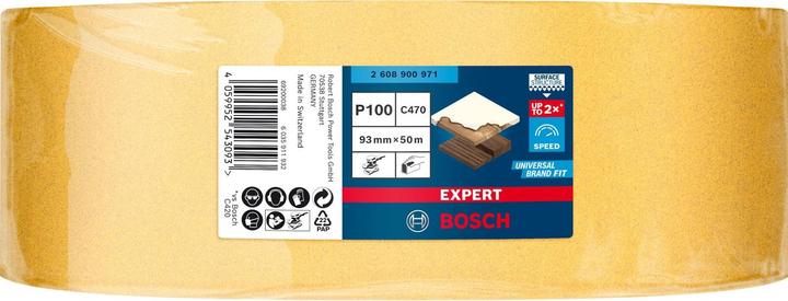 Produktbild Bosch Professional Zubehör EXPERT C470 Schleifpapierrolle zum Handschleifen, 93 mm x 50 m, G 100 (100)