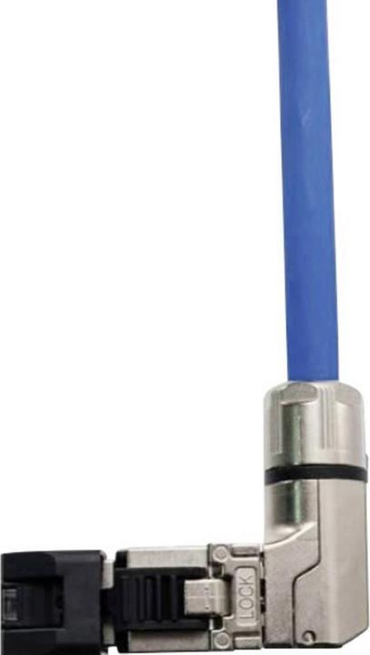 Produktbild Telegärtner RJ45 Stecker gewinkelt, feldkonfektionierbar (38 mm)