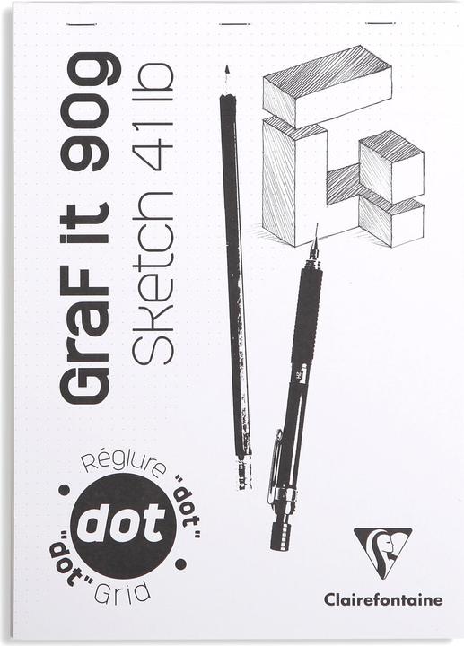 Image du produit Clairefontaine Graf It (210 x 297 mm, Quadrillé)