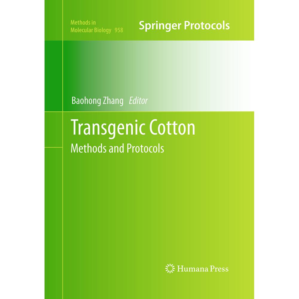 Transgenic Cotton, Fachbücher von Baohong Zhang