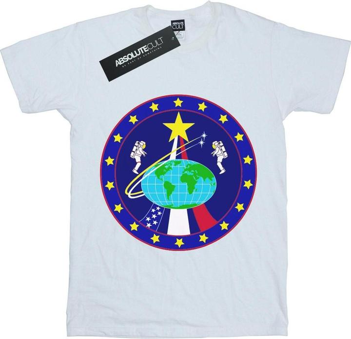 Actual product image Nasa Boys Classic Globe Astronauts T-Shirt (116)
