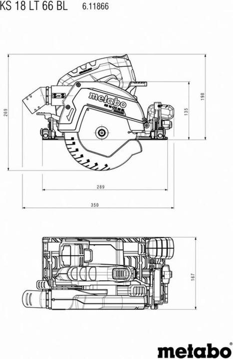 Produktbild Metabo KS 18 LTX 66 BL