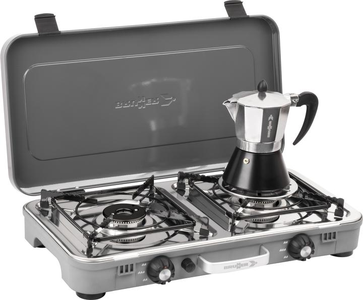 Actual product image Brunner Devil Kookmaster gas cooker, 50 mbar, incl. grill plates