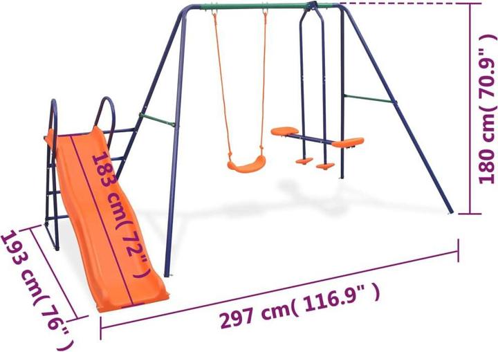 Produktbild vidaXL Schaukel