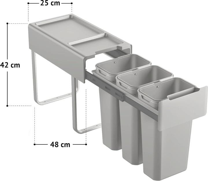 Produktbild Svita Ausziehbares Mülltrennsystem (30 l)