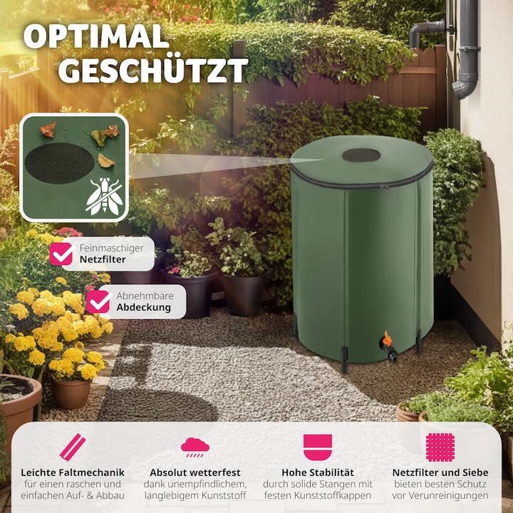 Produktbild tectake Regenwassertank (250 l)