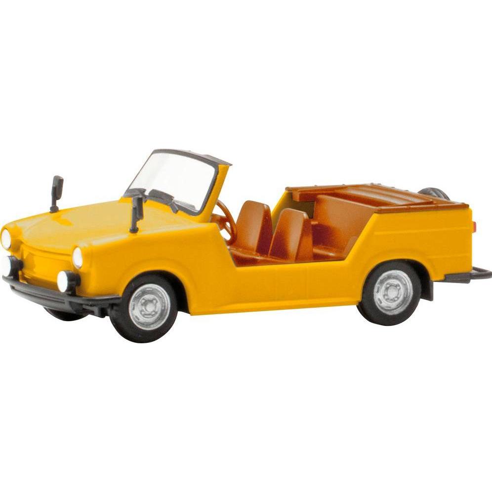 Herpa 024808-004 H0 PKW Modell Trabant Kübel, gelb