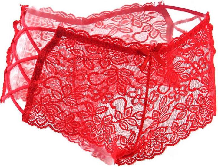 Actual product image Christine Le Duc Spitzen Pantie rot (M, L)