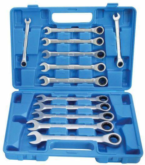 Actual product image Asta Tools Combination ratchet spanner set 12 pcs 8-19 mm mirror polished (19 mm, 12 mm, 14 mm, 16 mm, 10 mm, 18 mm, 17 mm, 11 mm, 15 mm, 8 mm, 9 mm, 13 mm)