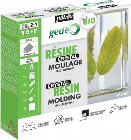 Image du produit Pebeo Kit Resine Cristal Bio (150 ml)