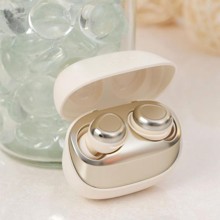 Image du produit Hoco Wireless headphones wireless earphones bluetooth TWS EW200 milky white (Sans fil)