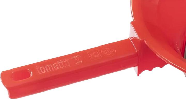 Produktbild Tomatto Robuste Gemüsemühle Ø22cm in Rot-Weiss mit 3 Sieben: Passiermühle